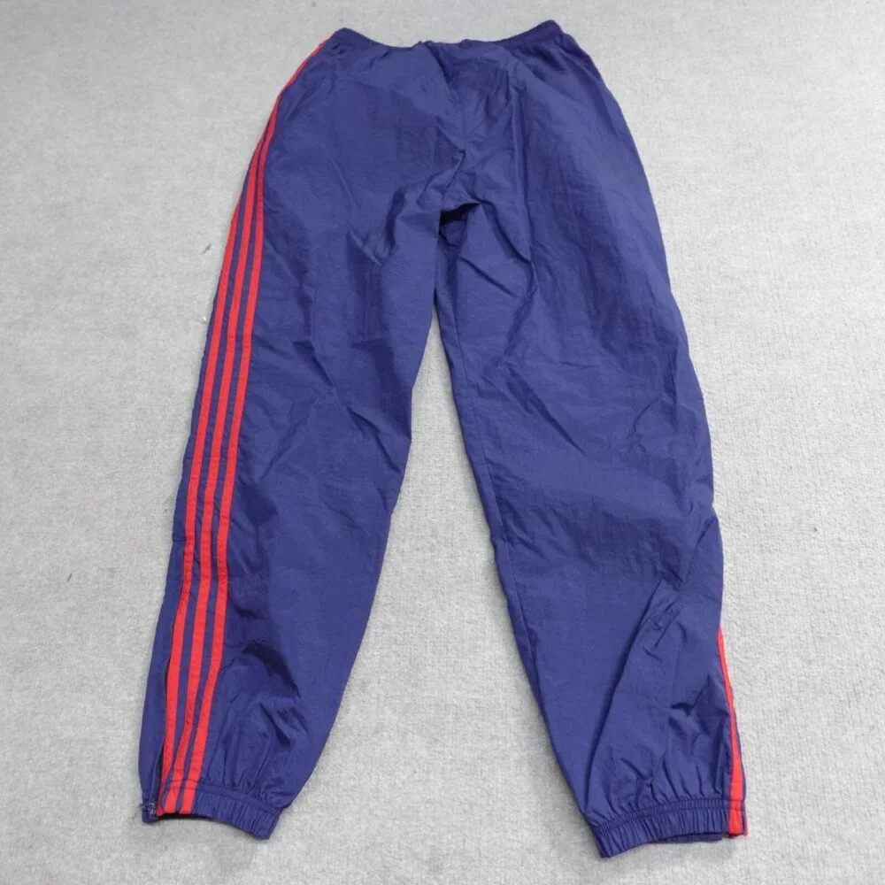 adidas Men’s Navy Track Pants with Red Stripes